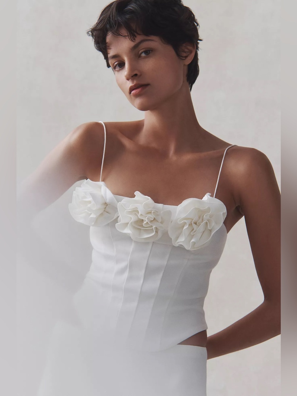 Anthropologie Sunday in Brooklyn Floral Corset